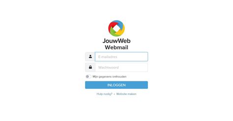 jouwweb webmailinloggen.